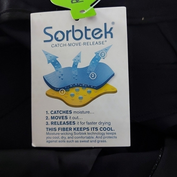 Sorbtek Black Dress Pants Size 4 - Picture 4 of 8